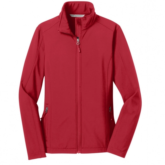 Rich Red Port Authority Soft Shell Custom Jackets - Women's