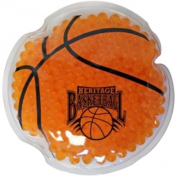Basketball Shape Gel Beads Promotional Hot/Cold Packs