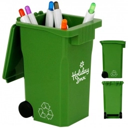 Green - Recycle Bin Custom Pen Holder