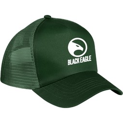 Forest Green - 5-Panel Mesh Back Promotional Cap