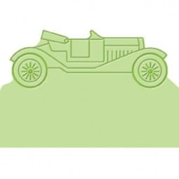 Translucent Lime Green Press n' Stick Custom Calendar - Cruisin' Cars