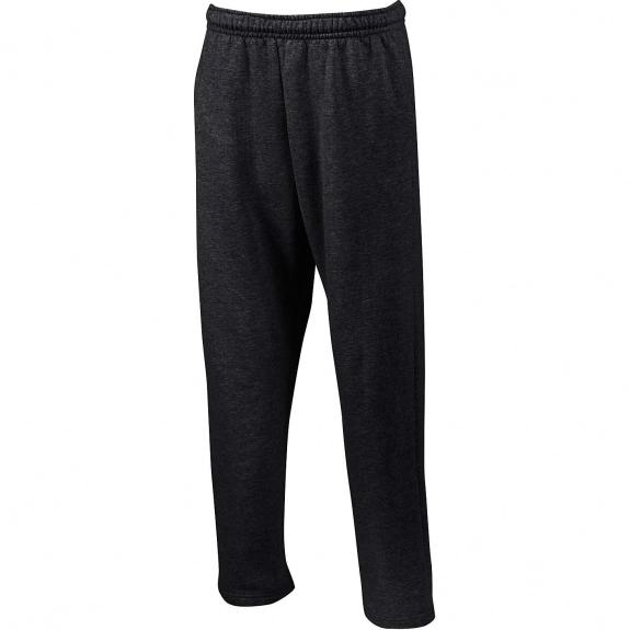 Black Gildan Open-Bottom DryBlend Custom Sweatpants - Colors