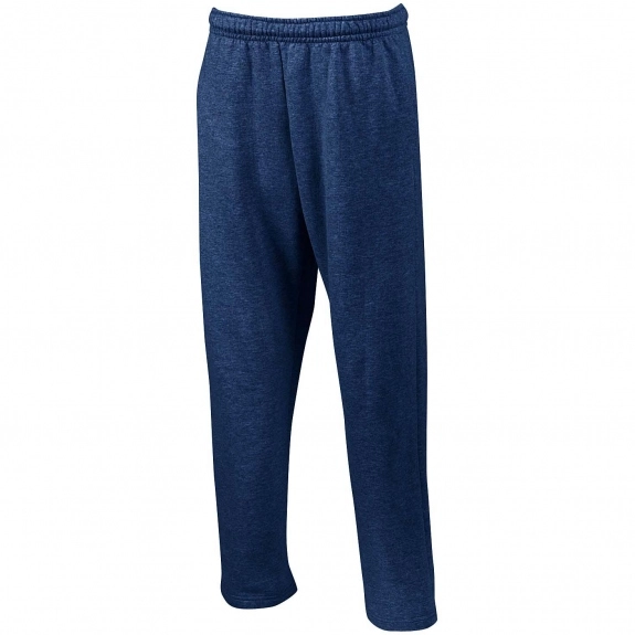 Navy Gildan Open-Bottom DryBlend Custom Sweatpants - Colors