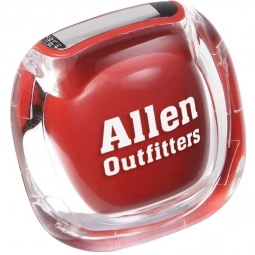 Red Clear Cover Promotional Pedometer