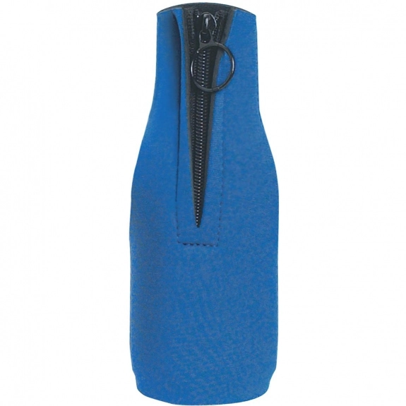 Royal Blue Long Neck Custom Bottle Cooler