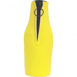 Yellow Long Neck Custom Bottle Cooler