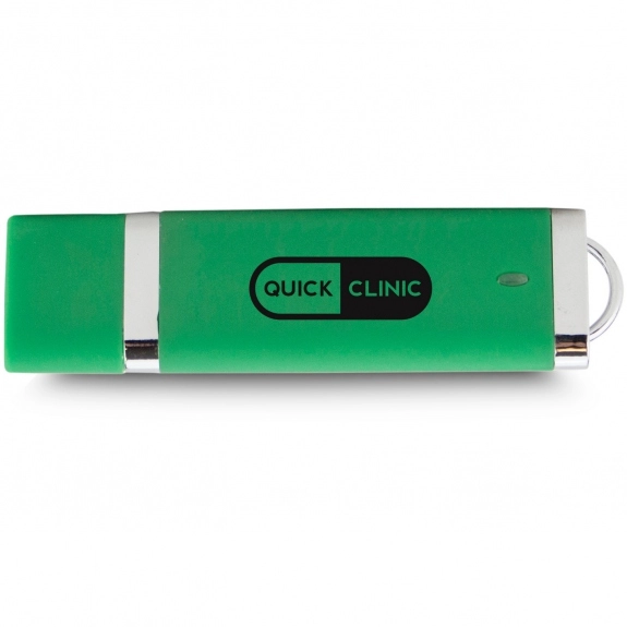 Green Stick Logo Flash Drive - 16GB
