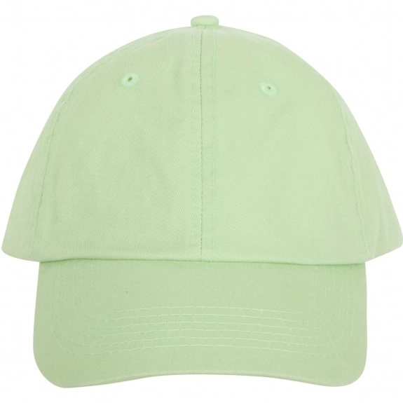 Lime Green 6-Panel Washed Chino Twill Unstructured Custom Cap