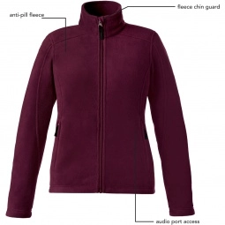 Features - Core365 Journey Fleece Custom Jackets - Women's