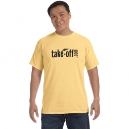 Butter Comfort Colors Garment Dyed Custom T-Shirts - Men's