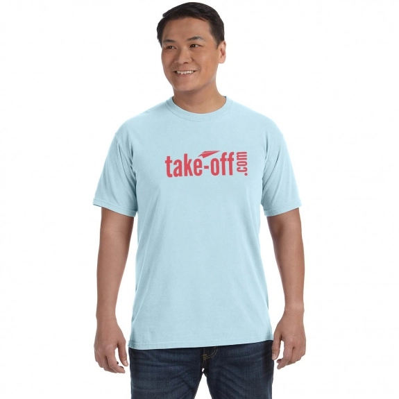 Chambray Comfort Colors Garment Dyed Custom T-Shirts - Men's
