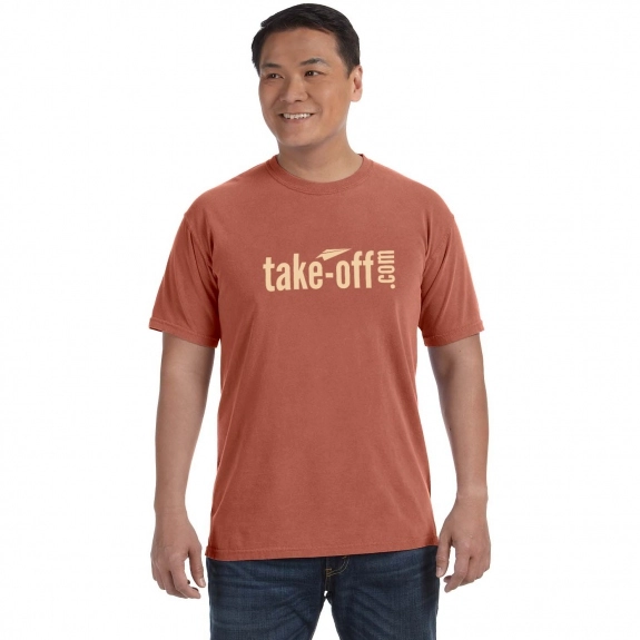 Copper Comfort Colors Garment Dyed Custom T-Shirts - Men's