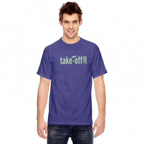 Grape Comfort Colors Garment Dyed Custom T-Shirts - Men's