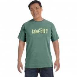 Light Green Comfort Colors Garment Dyed Custom T-Shirts - Men's