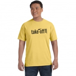 Maize Comfort Colors Garment Dyed Custom T-Shirts - Men's