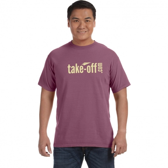 Berry Purple Comfort Colors Garment Dyed Custom T-Shirts - Men's