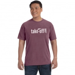 Plum Comfort Colors Garment Dyed Custom T-Shirts - Men's