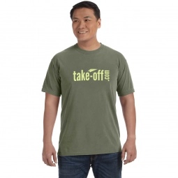 Sage Comfort Colors Garment Dyed Custom T-Shirts - Men's