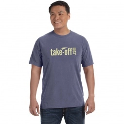 Slate Comfort Colors Garment Dyed Custom T-Shirts - Men's
