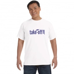 White Comfort Colors Garment Dyed Custom T-Shirts - Men's