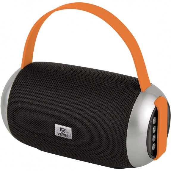 Black / Orange High Definition Bluetooth Custom Wireless Speaker