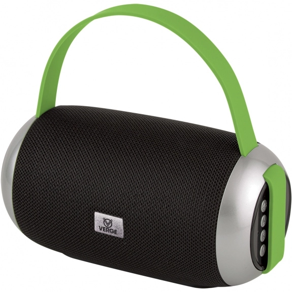 Black / Green High Definition Bluetooth Custom Wireless Speaker