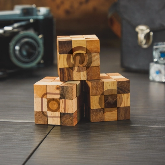 Collage Wood Block Promotional Puzzle