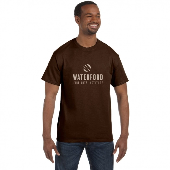 Chocolate Jerzees Dri-Power Active Promotional Shirt - Men's - Colors