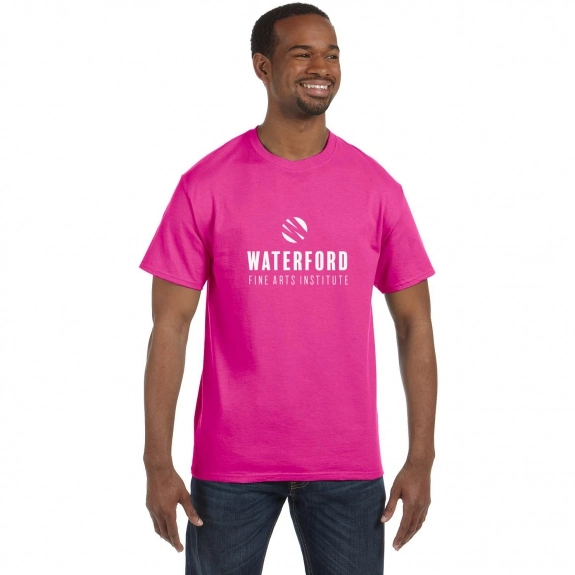 Cyber Pink Jerzees Dri-Power Active Promotional Shirt - Men's - Colors