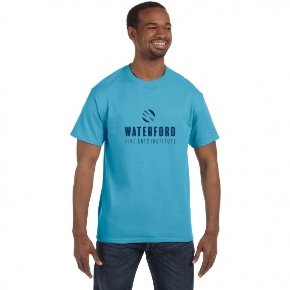 Aquatic Blue Jerzees Dri-Power Active Promotional Shirt - Men's - Colors