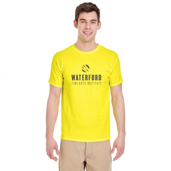 Neon Yellow Jerzees Dri-Power Active Promotional Shirt - Men's - Colors