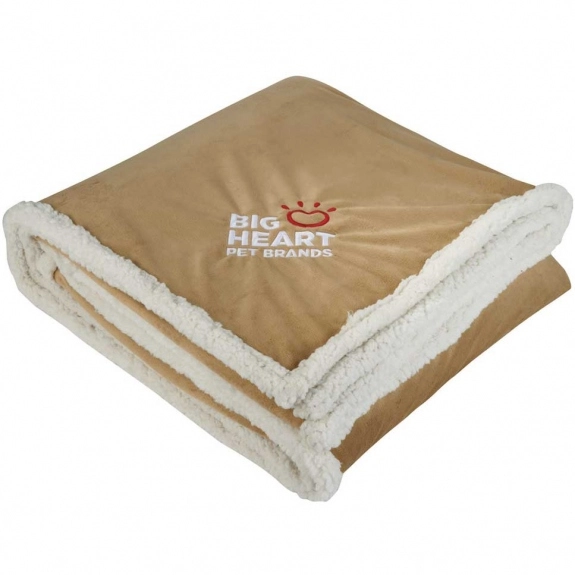 Tan Field & Co. Sherpa Custom Blanket - 50" x 60"