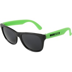 Neon Green Neon Custom Sunglasses - Youth