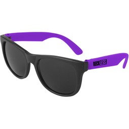 Purple Neon Custom Sunglasses - Youth