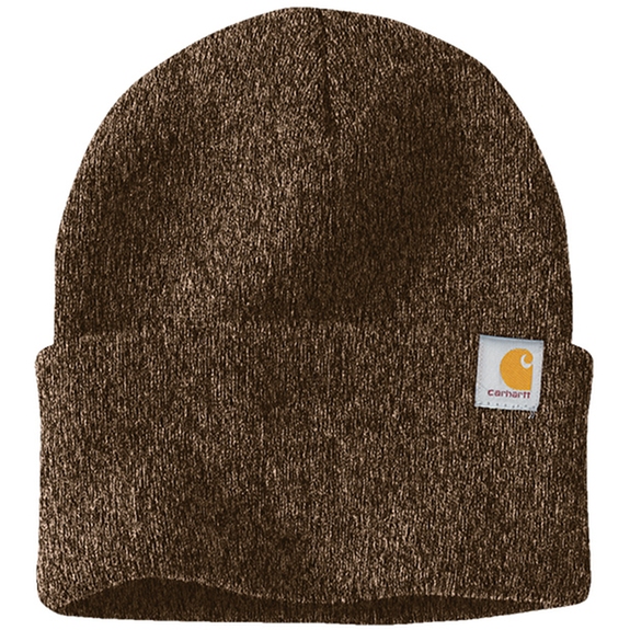Dark brown/sandstone Carhartt&#174; Watch Cap 2.0 Custom Knit Hat
