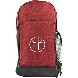 Heather Red - Layover Tablet Sling Backpack