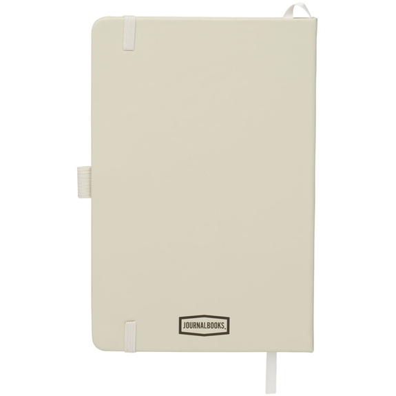 Back - Mix Pineapple Leather Bound Custom JournalBook - 5.5" x 8.5"