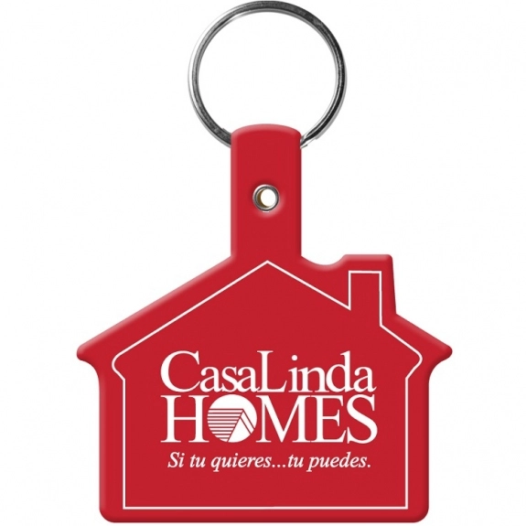Red House Soft Promotional Key Tag