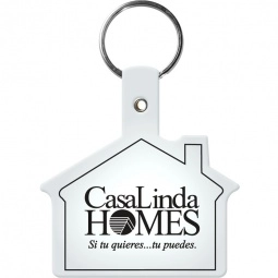 Translucent Frost House Soft Promotional Key Tag