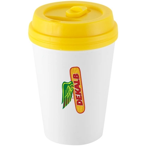 Yellow I Am Not A Paper Cup Biodegradable - 10 oz.