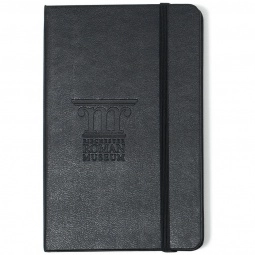 Black Moleskine Hardcover Lined Custom Journals - 3.5"w x 5.5"h