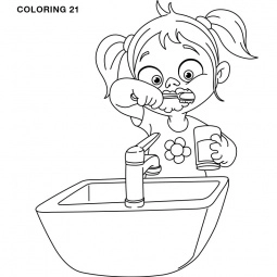 Coloring 21 - Stock Image