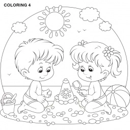 Coloring 4 - Stock Image