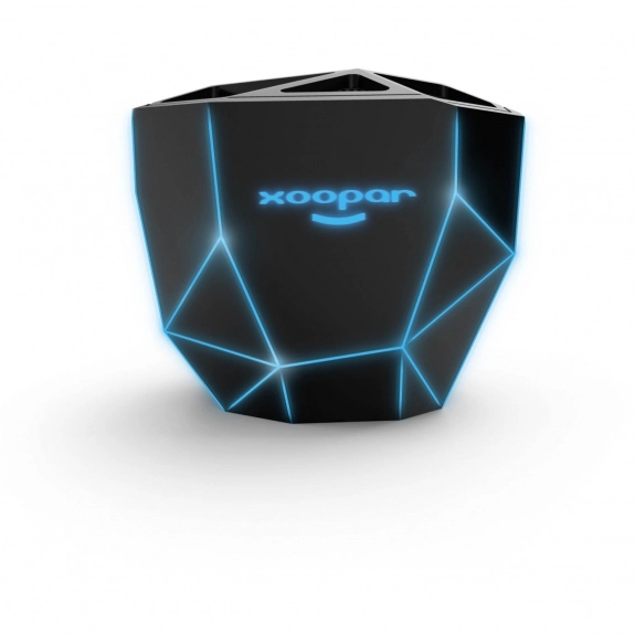 Blue - Xoopar Geo Skeletal Lighted Custom Wireless Speaker
