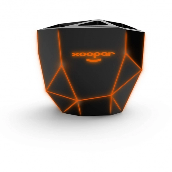 Orange - Xoopar Geo Skeletal Lighted Custom Wireless Speaker