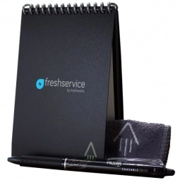 Black - Full Color Rocketbook Everlast Mini Custom Smart Notebook - 3.5"w x