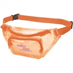 Orange Translucent Promotional Fanny Pack