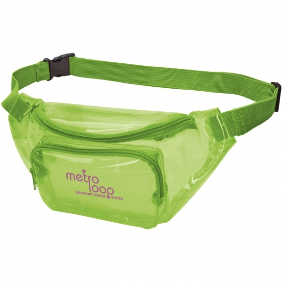 Lime Translucent Promotional Fanny Pack