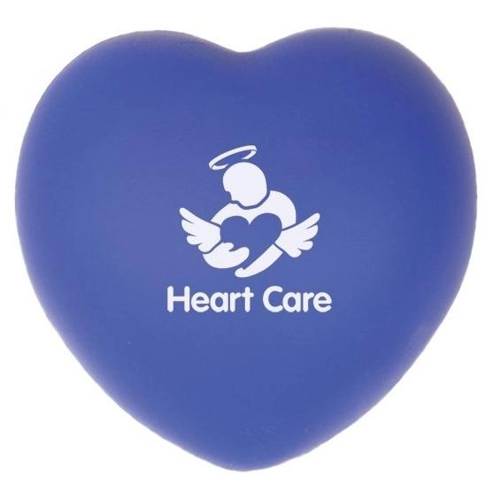Blue Heart Promotional Stress Balls