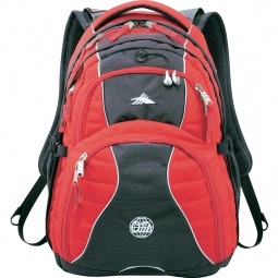 Red High Sierra Swerve Computer Custom Backpacks